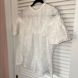 Forever That Girl Pintuck Flutter Sleeve Top - XL